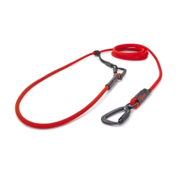 EASYLONG Hundeleine TWIST - M - 3m - orange mit schwarzen Punkten